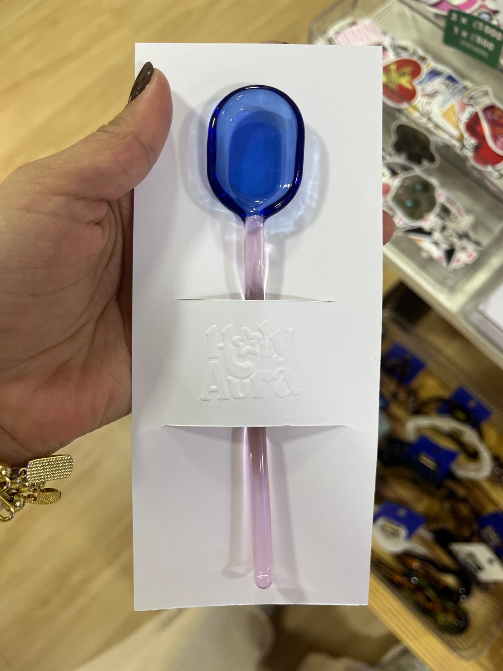 Cuchara de vidrio Cuchara de vidrio