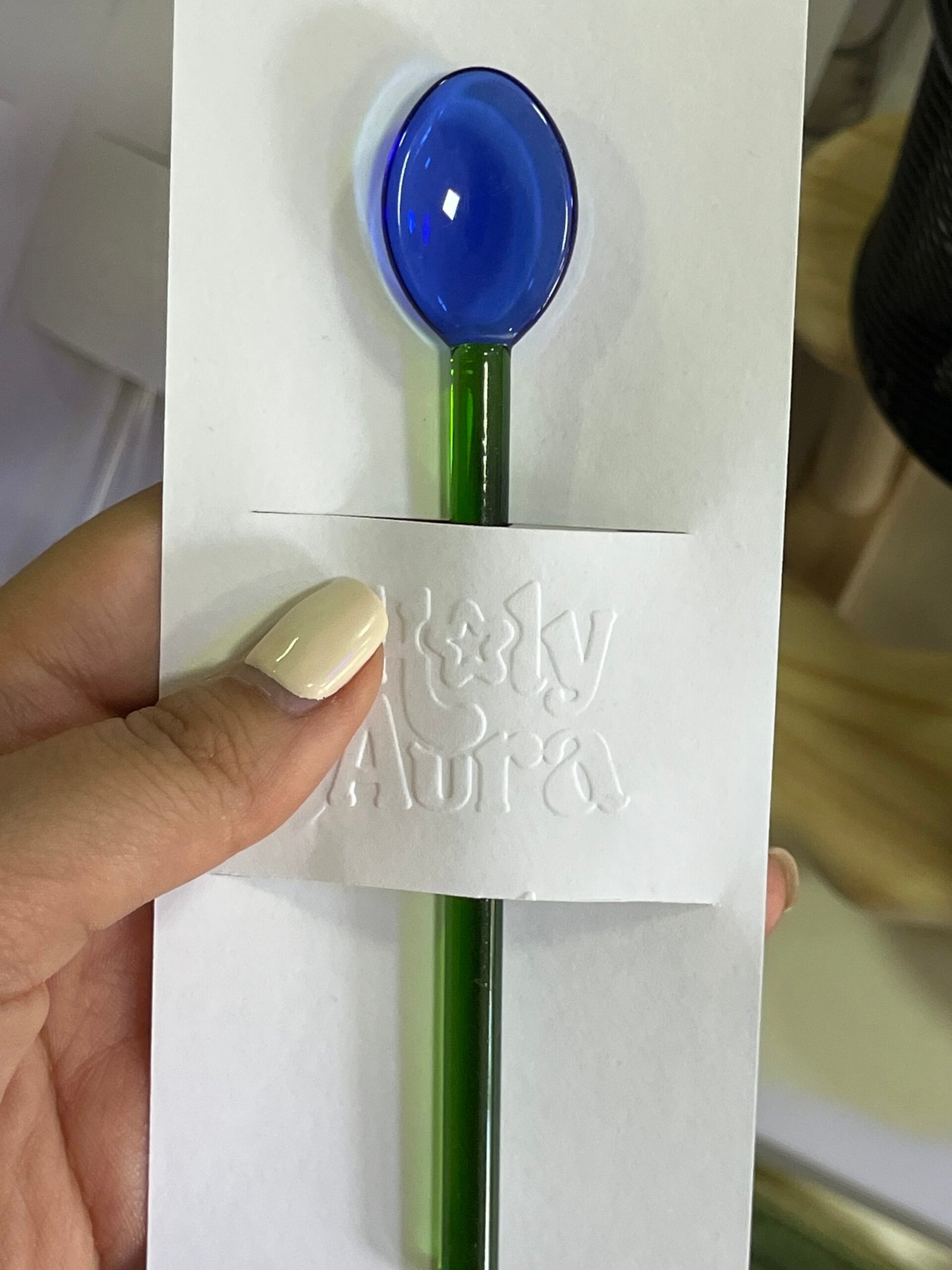 cuchara de vidrio cuchara de vidrio