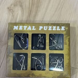 Juego puzzle metal