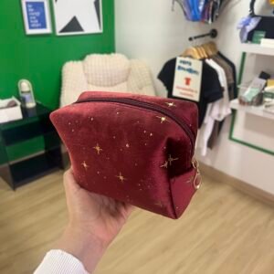 Cosmetiquera terciopelo