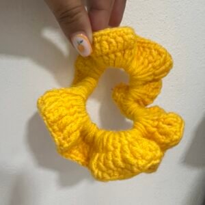 Scrunchie tejido