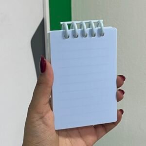 Libreta pequeña azul celeste