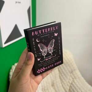 Libreta mariposa negra