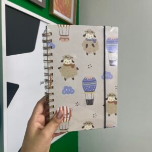 Libreta oveja y nubes