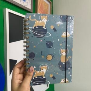 Libreta gato espacial