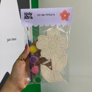 Kit de pintura margarita madera