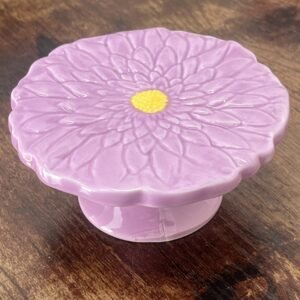 Soporte flor pequeño lila