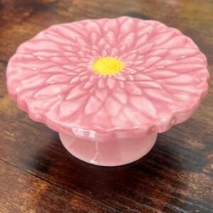 Soporte flor pequeño rosado