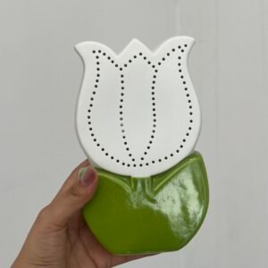 Lampara tulipan blanco