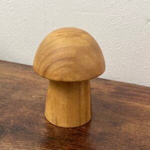Hongo decorativo de madera