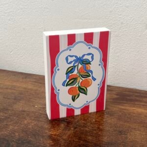 Pieza decorativa diseño naranjas