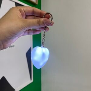 Llavero corazon con luz
