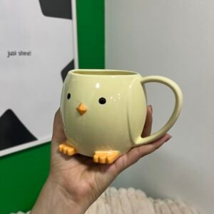Taza pollito amarillo